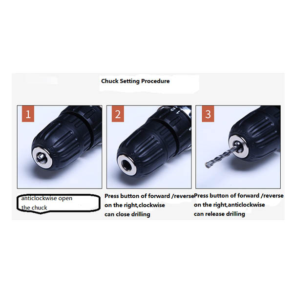 Reliable Construction  Rechargeable Cordless  Drill /Hot Selling Power Craft Cordless 18V Screwdriver Driver Drill