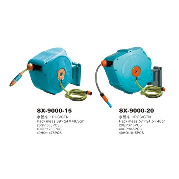 Outdoor Garden Yard works Hose Reels /Automatic Retractable Hose Trolleys With Quick Connector