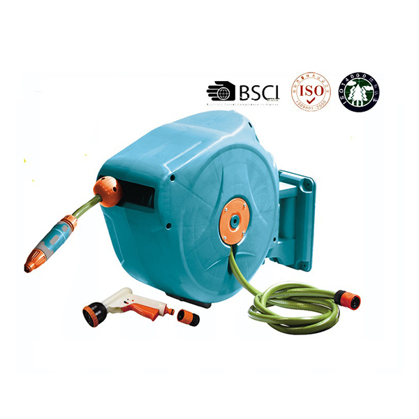 Outdoor Garden Yard works Hose Reels /Automatic Retractable Hose Trolleys With Quick Connector